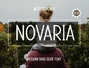 Novaria font