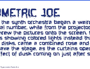 Biometric Joe font