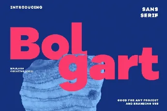 Bolgart font