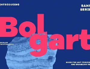 Bolgart font