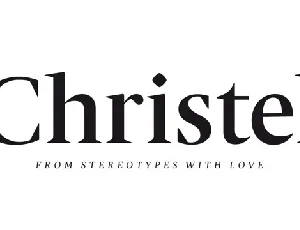 Christel font