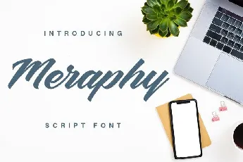 Meraphy Script font