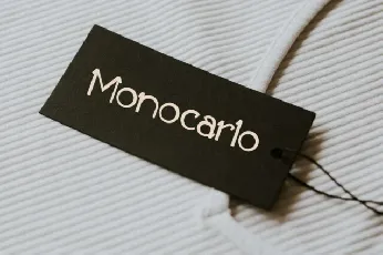 Monocarlo font