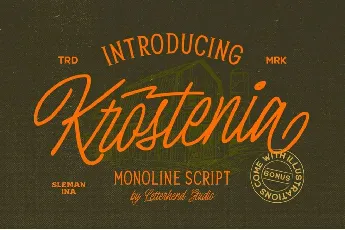 Krostenia font