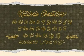 Krostenia font