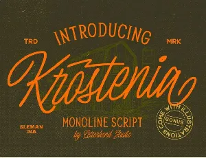 Krostenia font