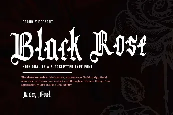 Black Rose font