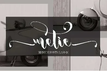 Metic Calligraphy Free font