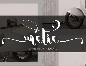 Metic Calligraphy Free font