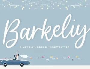 Barkeliy font