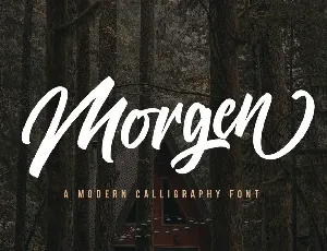 Morgen font