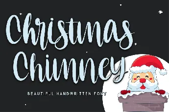 Christmas Chimney-Personal use font