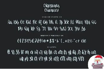 Christmas Chimney-Personal use font