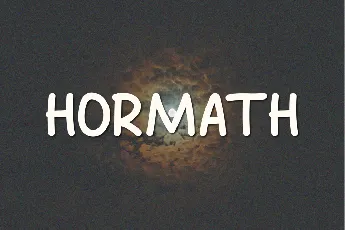 Hormath font