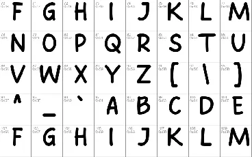 Hormath font