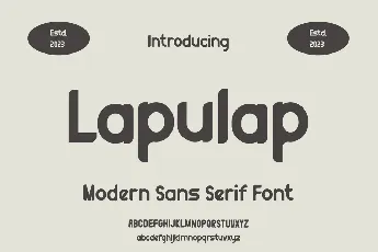 Lapulap font