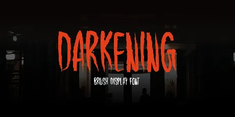 Darkening font