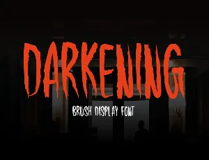 Darkening font