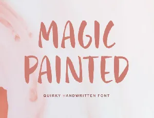 Magic Painted font