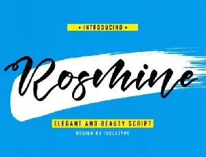 Rosmine font