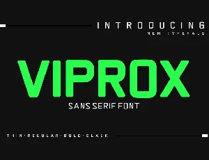 Viprox font