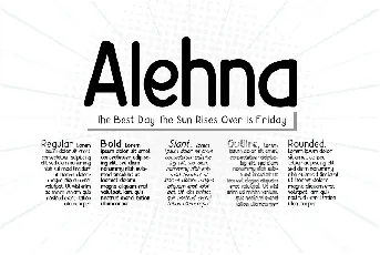 Alehna font