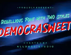 Democrasweet Display font