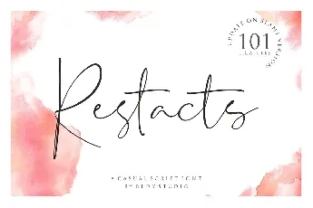 Restacts Script font