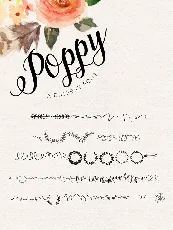 Poppy Script font