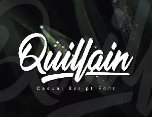 Quillain Script font