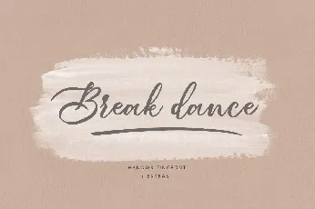 Break Dance font