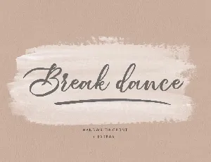 Break Dance font