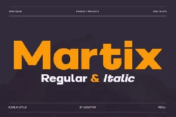 Martix font