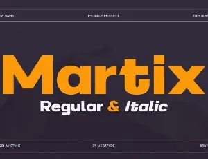 Martix font