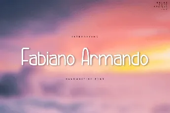 Fabiano Armando font