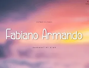 Fabiano Armando font