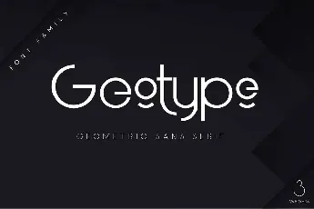 Geotype font