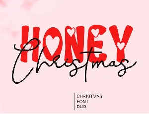 Honey Chritsmas - Personal Use font