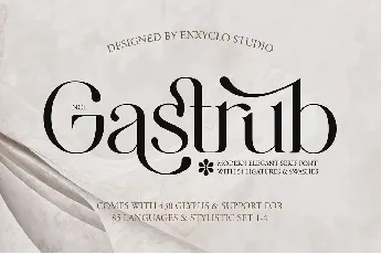 NCL Gastrub font