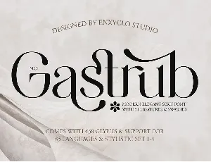 NCL Gastrub font