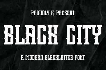 Black City font