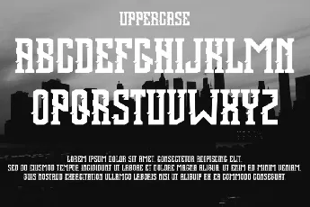 Black City font