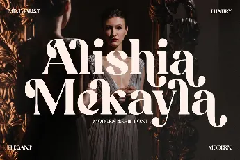 Alishia Mekayla font