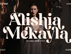 Alishia Mekayla font