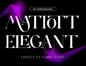 Matiott Elegant font