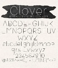 Clover font