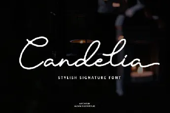 Candelia Signature font