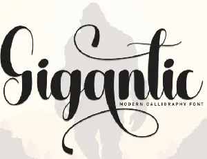 Gigantic font