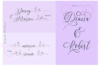 Dialova Script font