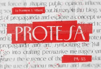 Protesa font